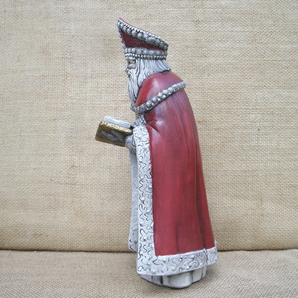 Vintage Handmade St. Nicholas Ceramic Figurine - Picture 7 of 16